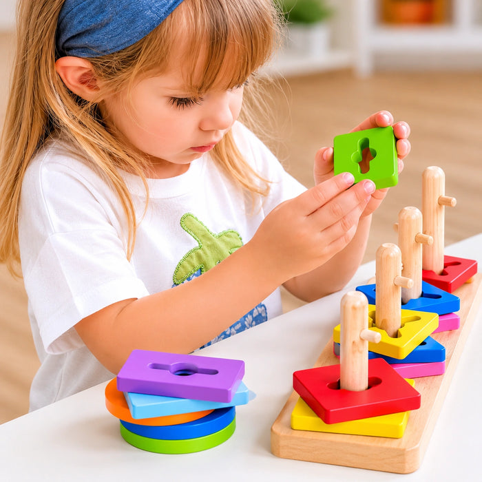 Creative Shapes Stacking Puzzle-Creative Shapes Stacking Puzzle