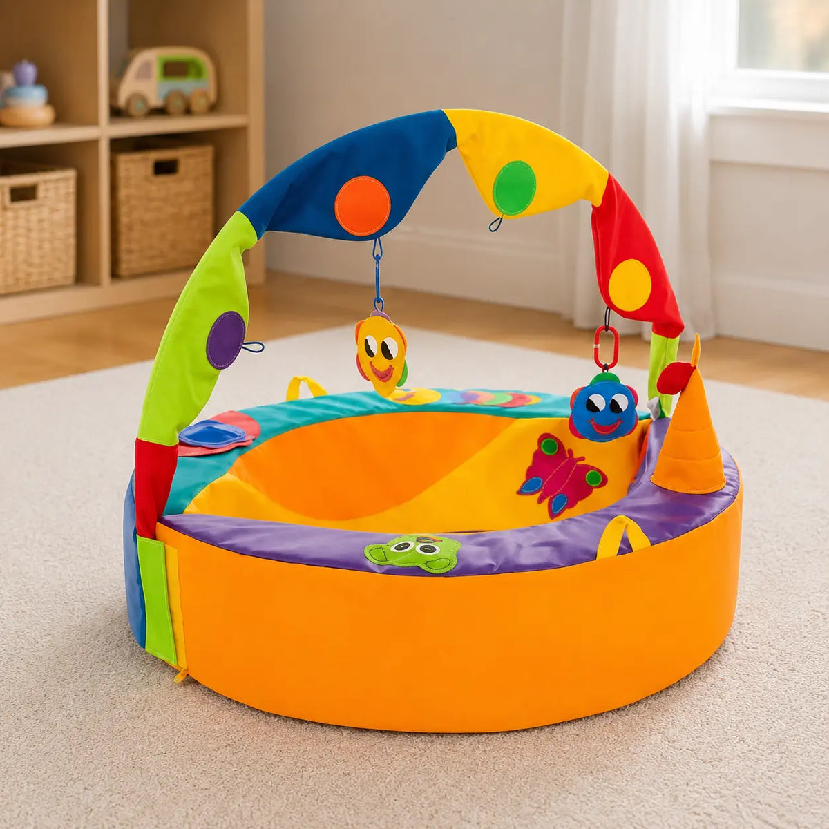 Crescent Ring Single Set in home playroom