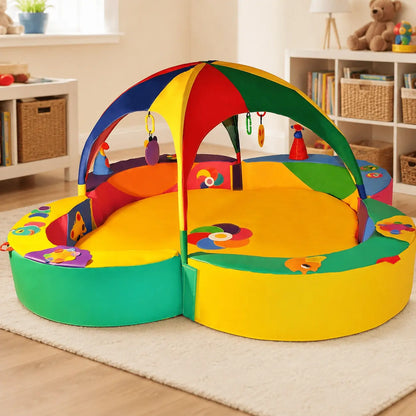 Crescent Ring Super Set in bright nursery