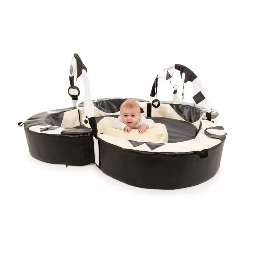 Crescent Ring Super Set Black and White-Crescent Ring Super Set Black and White