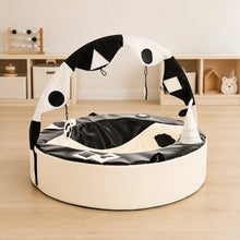 Crescent Ring with Activity Arch in a neutral nursery