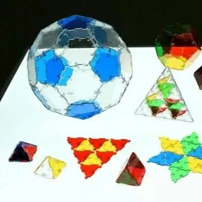 Crystal Polydron Classroom Set 184pcs-Crystal Polydron Classroom Set 184pcs