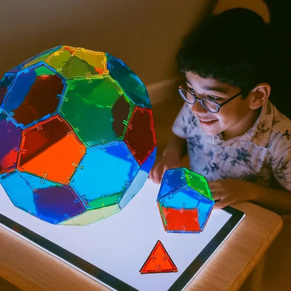 Crystal Polydron Classroom Set 184pcs-Crystal Polydron Classroom Set 184pcs