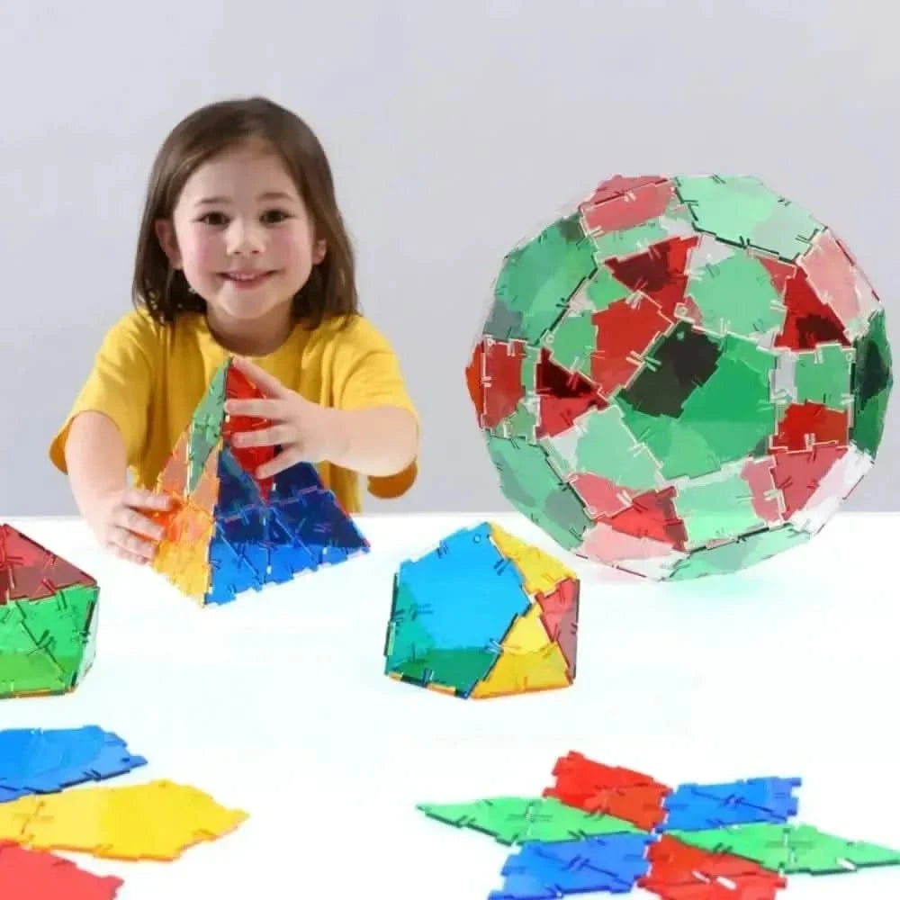 Crystal Polydron Classroom Set 184pcs-Crystal Polydron Classroom Set 184pcs