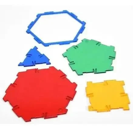 Crystal Polydron Classroom Set 184pcs-Crystal Polydron Classroom Set 184pcs