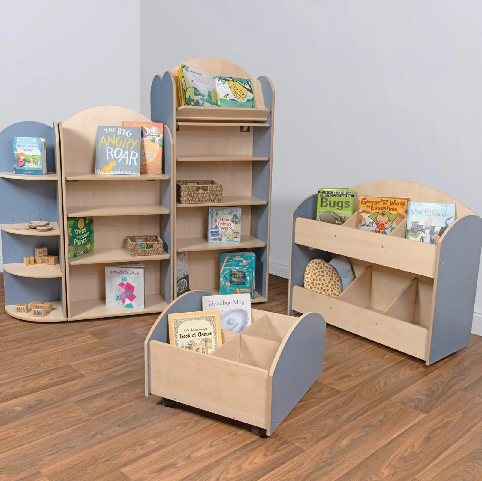 Curve Style 1200 Bookcase-Curve Style 1200 Bookcase