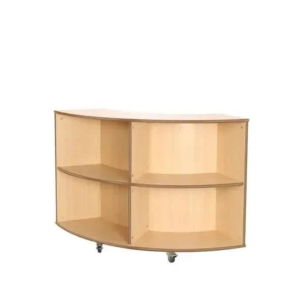 Curved Library Bookcase-Curved Library Bookcase