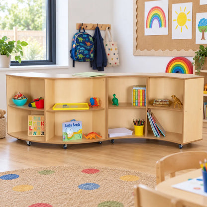 Curved Library Bookcase in a bright early years classroom – view 7