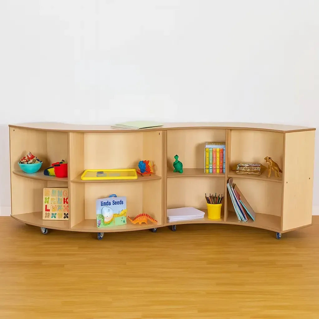 Curved Library Bookcase-Curved Library Bookcase
