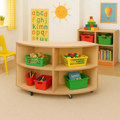 Curved Outwards Library Bookcase-Curved Outwards Library Bookcase