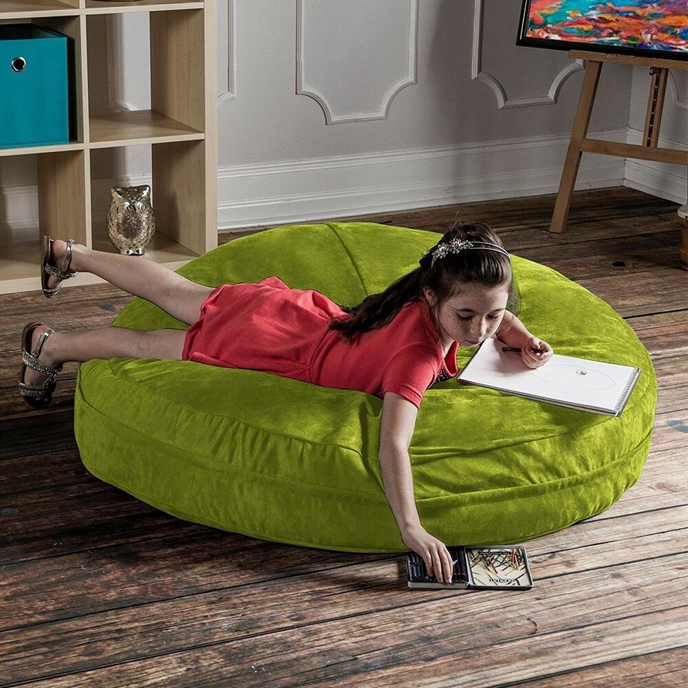 Cushty Relaxer Beanbag, The Cushty cushion surrounds your little ones in a round cuddle pad for comfort.The Cushty cushion can be used three ways for customizable fun.Lay it flat for a comfortable floor pillow or crash mat to play or sleep on or flip the Cushty onto its side and kids are engulfed in a comfortable, kid-sized nook.Tip it up and the kids can enjoy a comfy chair.Fun to enjoy alone or with brothers and sisters, the Cushty cushion adds coziness to reading, napping, sleepovers, or watching movies.