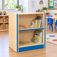Denby Double Sided Bookcase in a bright early years classroom – view 1
