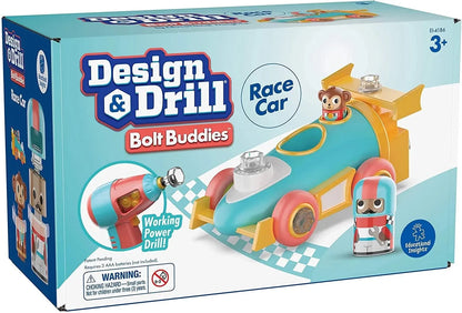 Design & Drill Bolt Buddies Race Car-Design & Drill Bolt Buddies Race Car