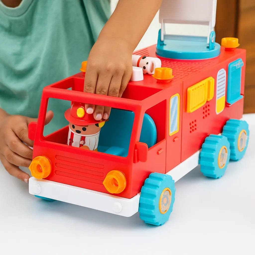 Design & Drill® Bolt Buddies Fire Truck-Design & Drill® Bolt Buddies Fire Truck