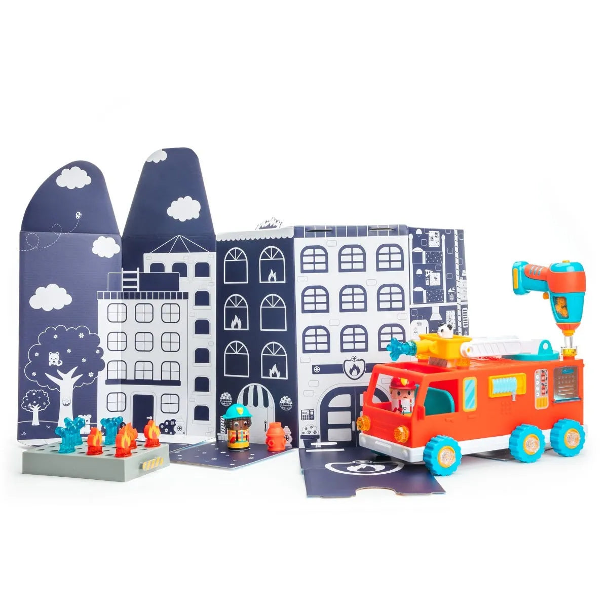 Design & Drill® Bolt Buddies Fire Truck-Design & Drill® Bolt Buddies Fire Truck