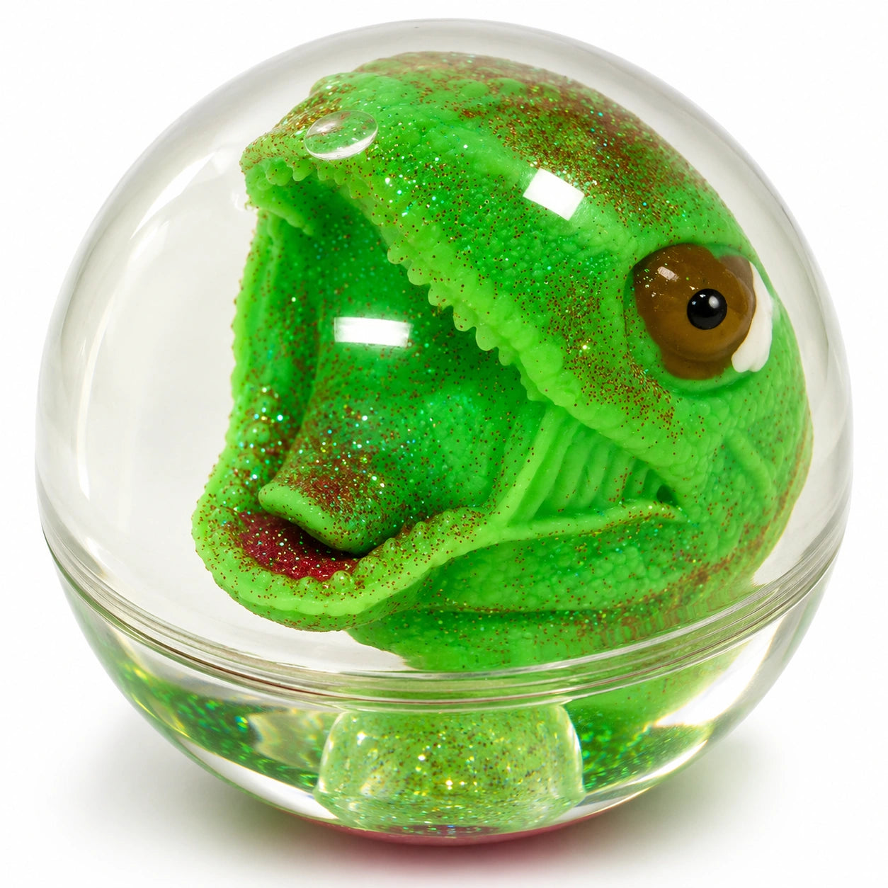 Dinosaur Light Up Ball With Sparkly Stardust-Dinosaur Light Up Ball With Sparkly Stardust