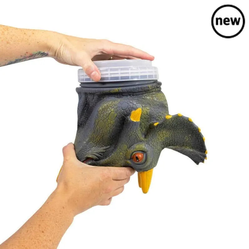 Dinosaur Triceratops Head Tub Large-Dinosaur Triceratops Head Tub Large