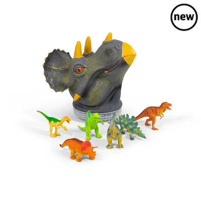 Dinosaur Triceratops Head Tub Large-Dinosaur Triceratops Head Tub Large