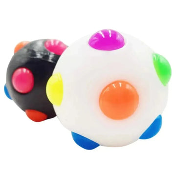 Tobar Disco Glide Ball – Leuchtende Spielzeugkugel Mit Internen Drucklichtern, Ø 4,5 Cm