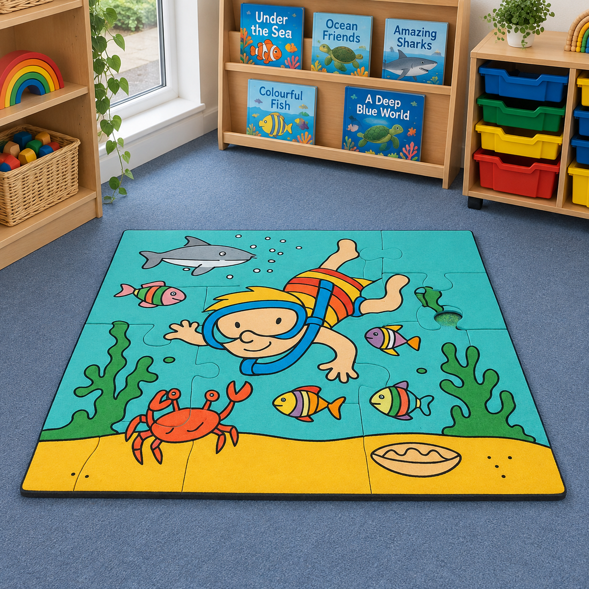 Diver Jumbo Puzzle lifestyle image 2 of 8