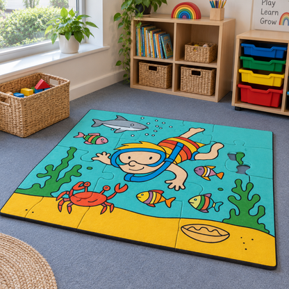 Diver Jumbo Puzzle lifestyle image 3 of 8