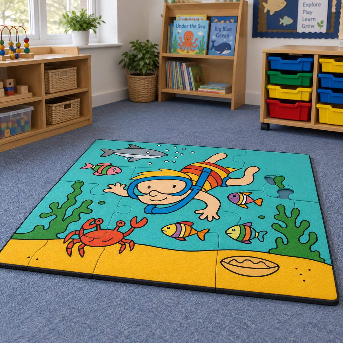 Diver Jumbo Puzzle lifestyle image 4 of 8