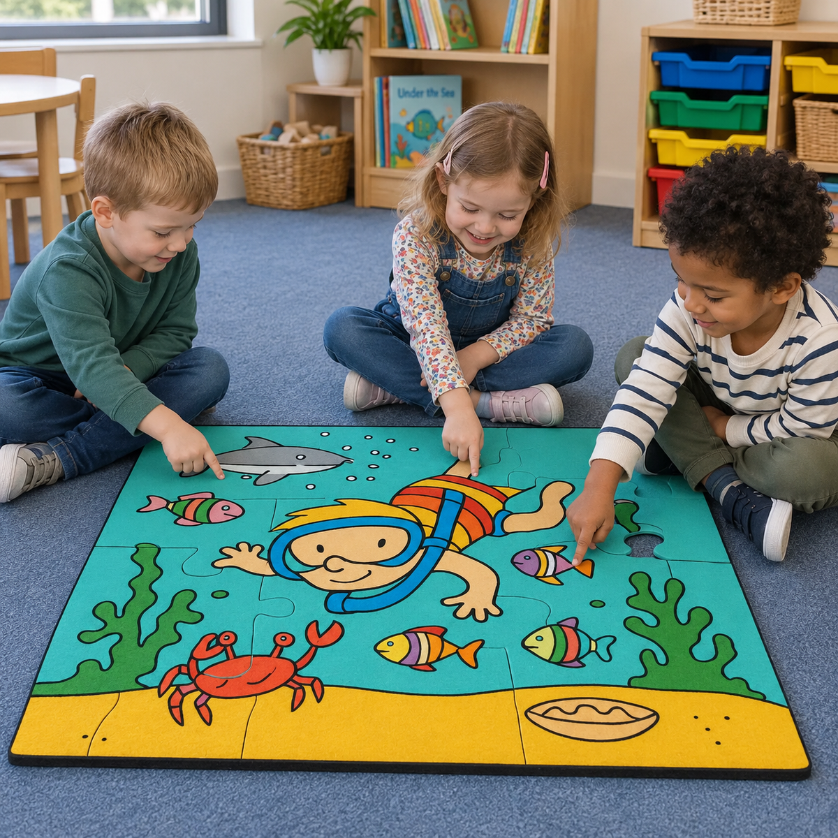 Diver Jumbo Puzzle lifestyle image 6 of 8