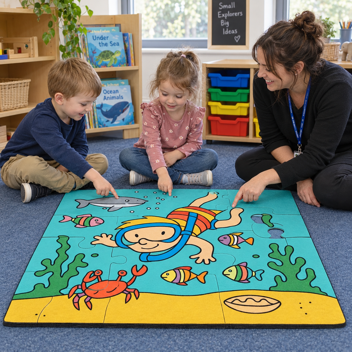 Diver Jumbo Puzzle lifestyle image 8 of 8