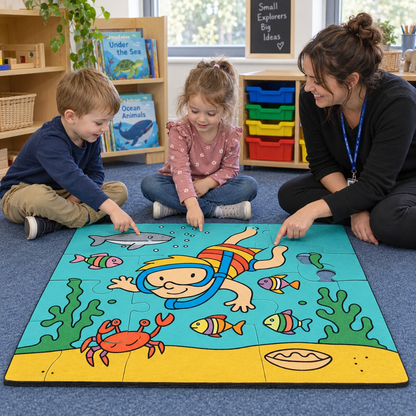 Diver Jumbo Puzzle lifestyle image 8 of 8