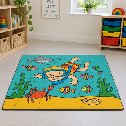 Diver Jumbo Puzzle lifestyle image 1 of 8
