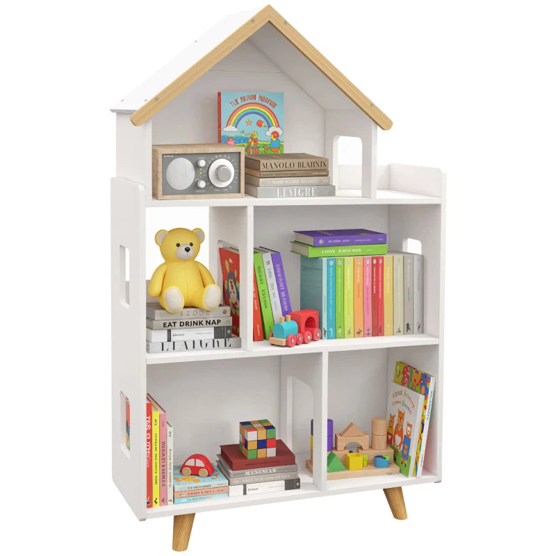 Dollhouse Cottage Bookcase-Dollhouse Cottage Bookcase