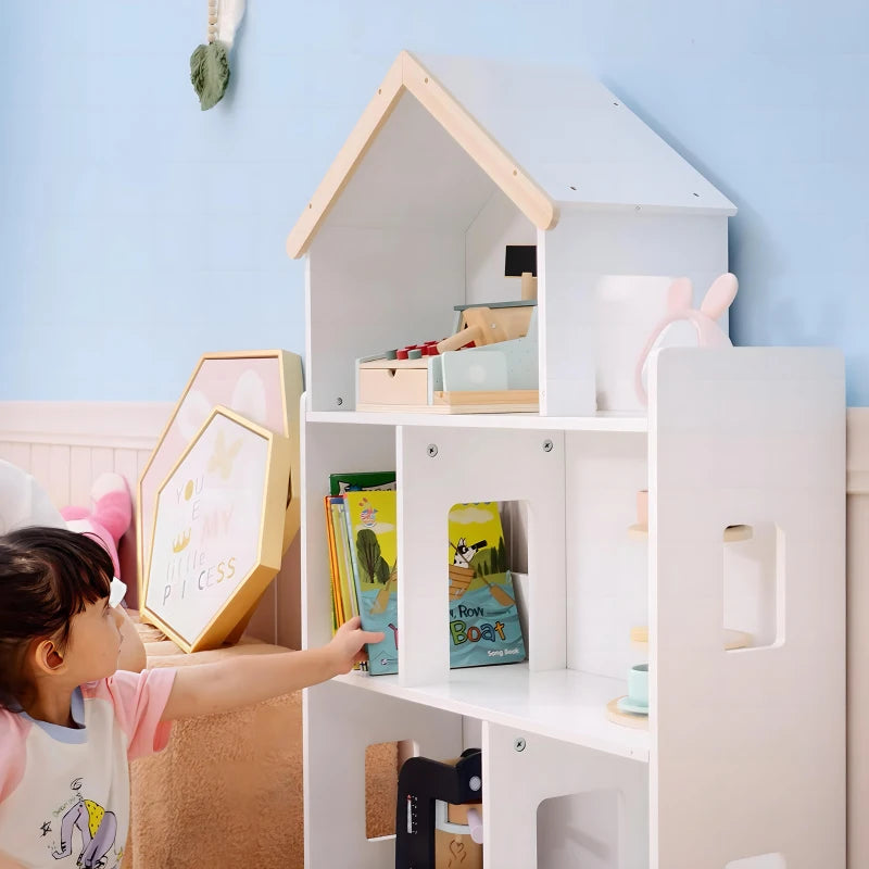 Dollhouse Cottage Bookcase-Dollhouse Cottage Bookcase