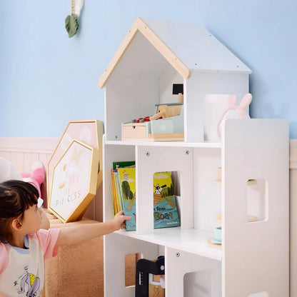 Dollhouse Cottage Bookcase-Dollhouse Cottage Bookcase