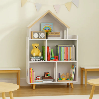 Dollhouse Cottage Bookcase-Dollhouse Cottage Bookcase