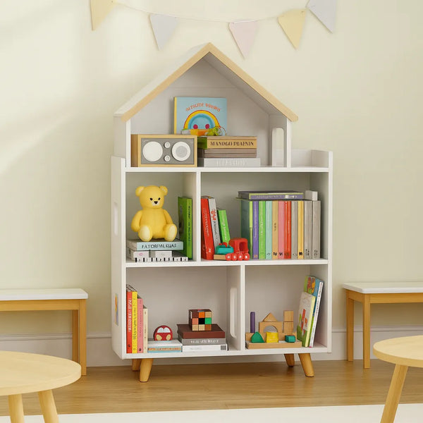 Dollhouse Cottage Bookcase-Dollhouse Cottage Bookcase
