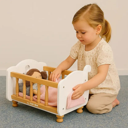 Dolls Wooden Cot-Dolls Wooden Cot