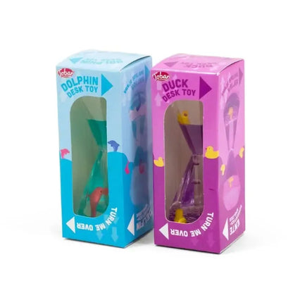 Dolphin or Duck Desk Toy Liquid Timer-Dolphin or Duck Desk Toy Liquid Timer