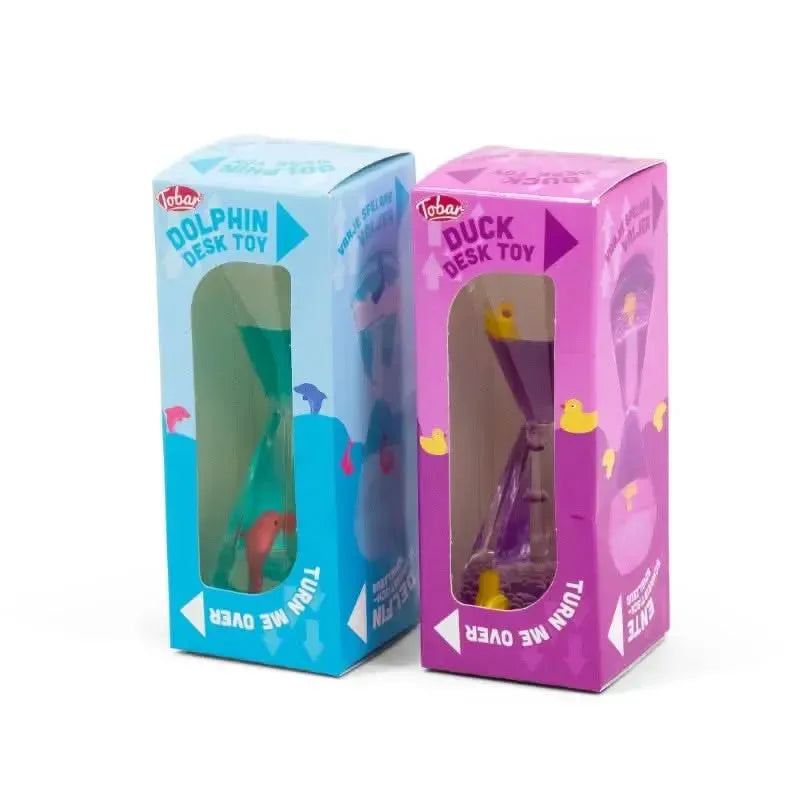 Dolphin or Duck Desk Toy Liquid Timer-Dolphin or Duck Desk Toy Liquid Timer