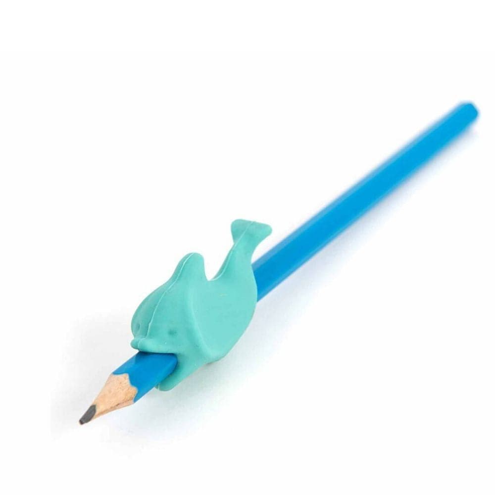 Dolphin Pencil Grips Pack of 5, Introducing the Dolphin Pencil Grips, the perfect solution for improving handwriting skills and enhancing fine motor skills. Made from high-quality silicone material, these pencil grips offer both comfort and functionality.With their playful dolphin design, these pencil grips are sure to make writing an enjoyable experience. The soft silicone material ensures a comfortable grip, allowing for effortless writing and drawing. No more hand fatigue or discomfort!But that's not all