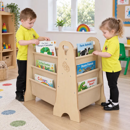 Double Book Bag Storage in a bright early years classroom – view 7