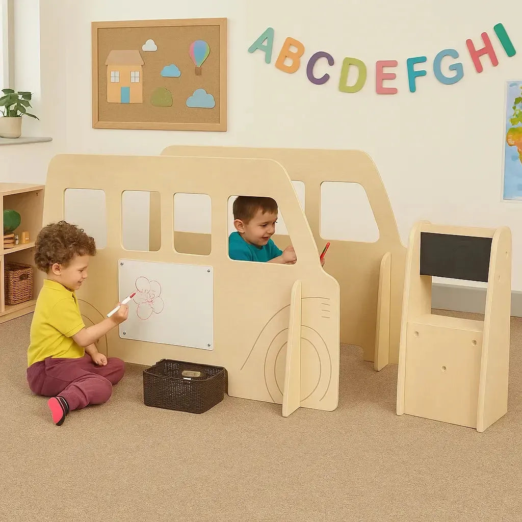 Double Toddler Bus Panel-Double Toddler Bus Panel