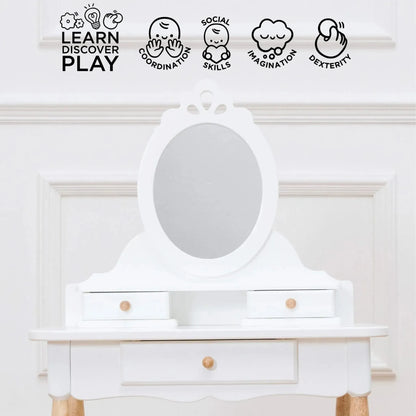 Dressing-up Vanity Table & Stool-Dressing-up Vanity Table & Stool