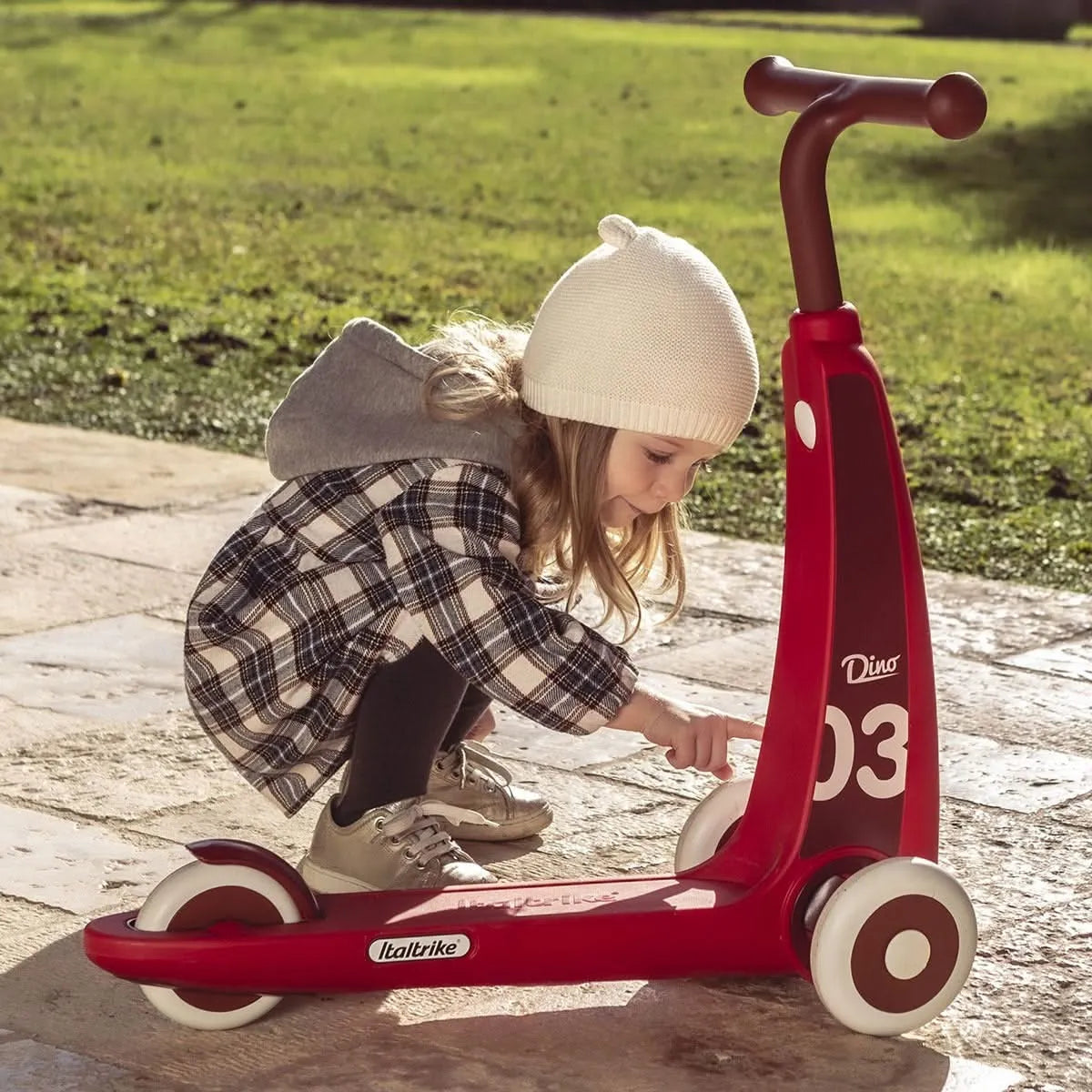 Early Years Dino Ride On - Red-Early Years Dino Ride On - Red