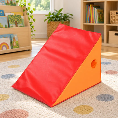 Early Years Interactive Climbable Soft Play Slope in a school activity corner
