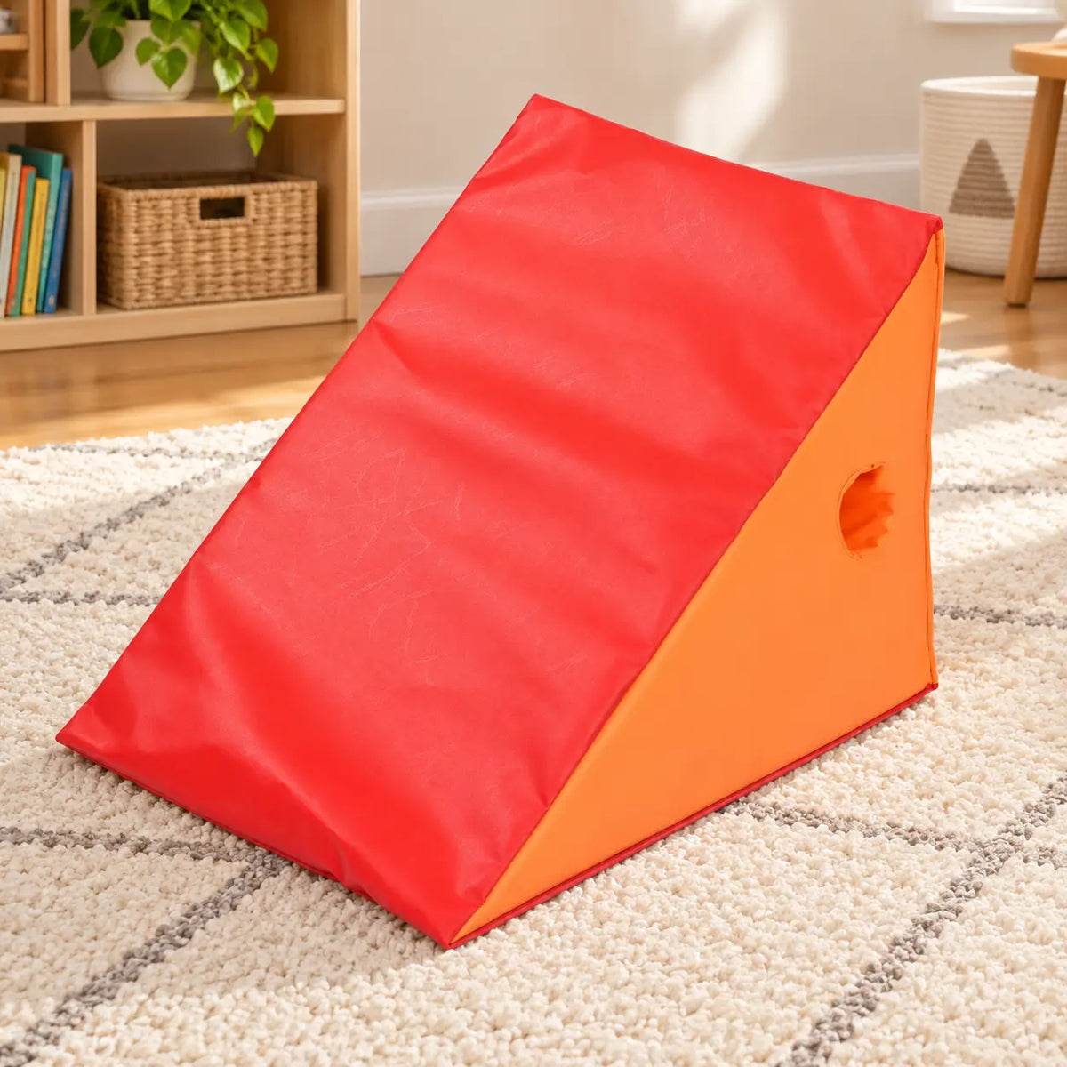 Early Years Interactive Climbable Soft Play Slope in a home playroom