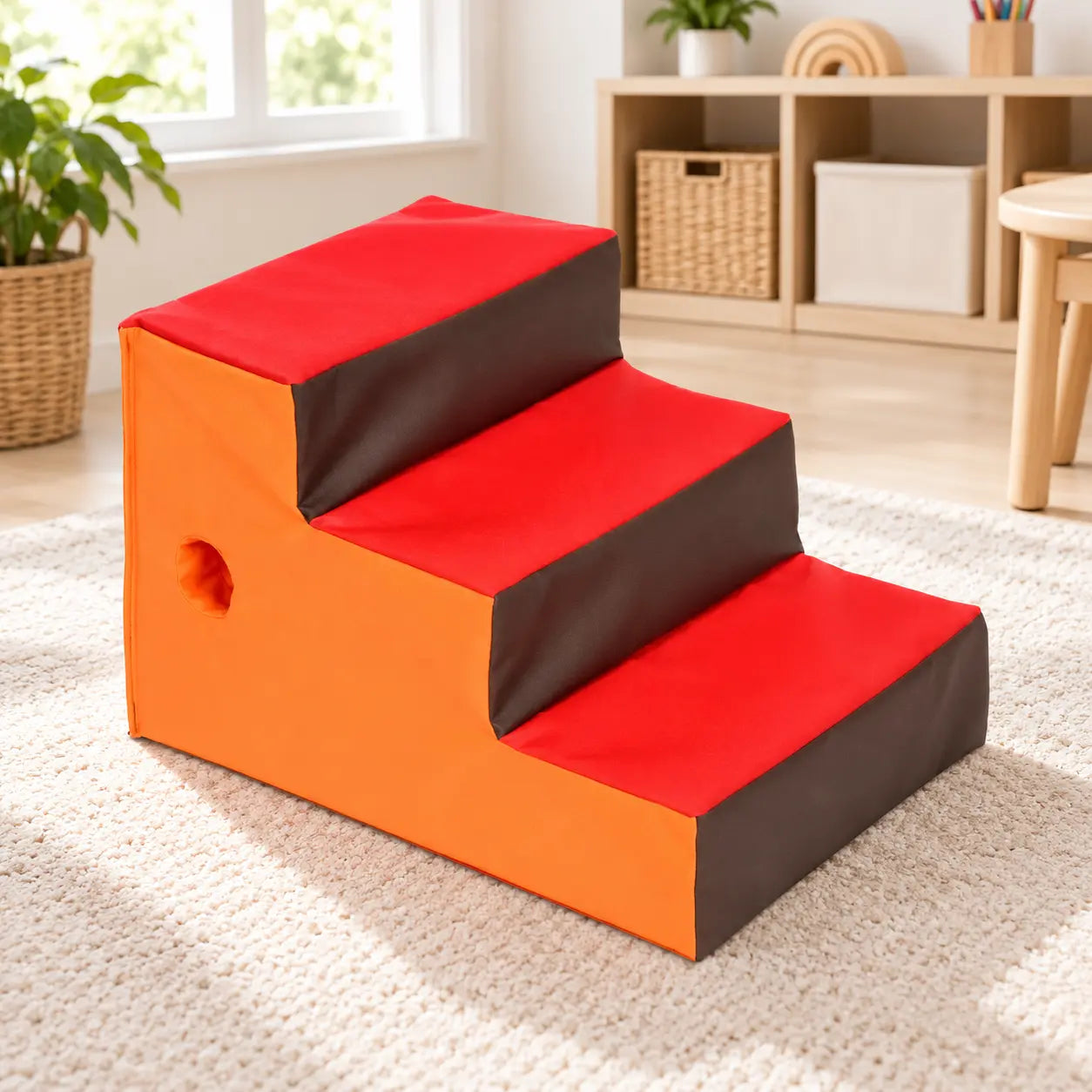 Early Years Soft Play Interactive Steps in a bright early years playroom – lifestyle view 2