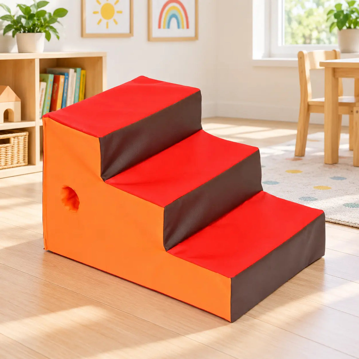 Early Years Soft Play Interactive Steps in a bright early years playroom – lifestyle view 4