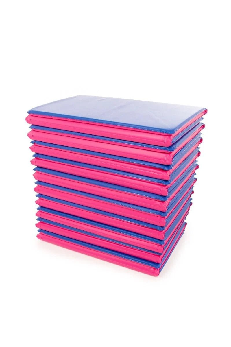 Early Years Value Sleep Mat set of 10 - Pink and Blue, The Early Years Value Sleep Mat Set of 10 – Comfort and Convenience for Nursery Naps! Our Early Years Value Sleep Mat Set of 10 is carefully designed to provide the utmost comfort and convenience for nursery children during daytime naps. Here's why this set is an excellent choice for ensuring peaceful and comfortable rest: Soft and Comfortable: These sleep mats feature an especially soft surface and mattress filling, offering a cozy and comfortable rest