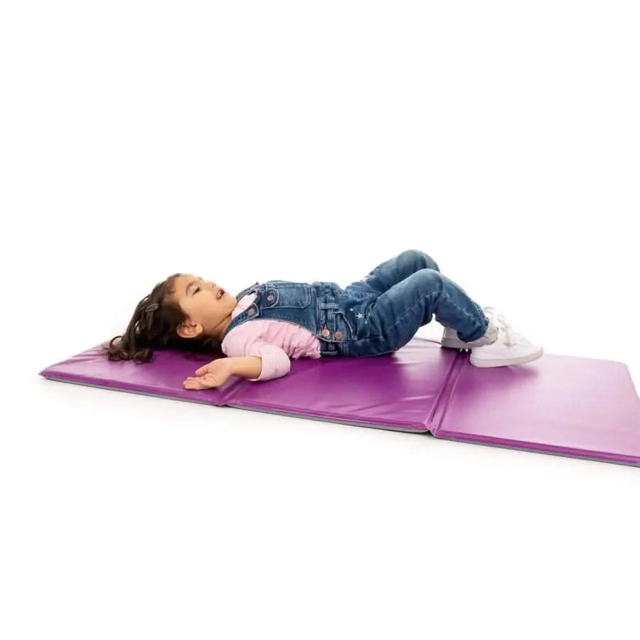 Early Years Value Sleep Mat set of 10 - Purple and Grey-Early Years Value Sleep Mat set of 10 - Purple and Grey