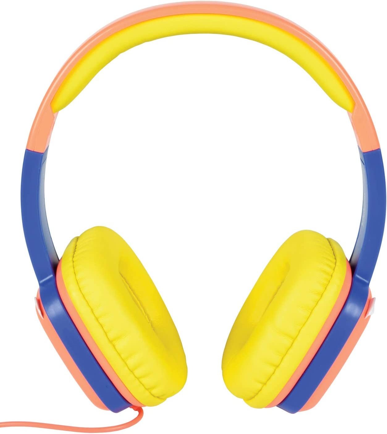 Easi Doodle Children's Headphones, The Easi Doodle Children's Headphones are constructed with durable and bendable, child friendly materials, these funky, colourful headphones feature a pillow soft headband and ear cushions that provide comfort for longer listening sessions. The volume is limited to 85 decibels, preventing the device from exposing young listeners’ ears to permanently damaging sound levels. Their coolest feature is the ability to customise the earcups. Pre-printed cards are provided that can